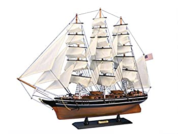 【中古】【輸入品・未使用】Hampton Nautical Wooden Star of India トールモデル 30%ダブルクォーテ% ..