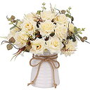 【中古】【輸入品・未使用】YILIYAJIA 造花 バラ ブーケ 花束 アートフラワー インテリア造花 薔薇 ローズ 本物そっくり リアル きれい 可愛い フラ...