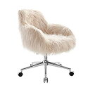 【中古】【輸入品・未使用】Linon FionaクロームベースOffice Chair