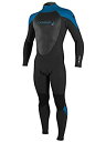 【中古】【輸入品・未使用】O'Neill メンズ エピック 4/3mm フルウェットスーツ M ブラック/オーシャン/ブライトブルー(4212)