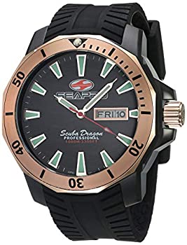 【中古】【輸入品・未使用】Seapro Men's Scuba Dragon Diver Limited Edition 1000 Meters - Black