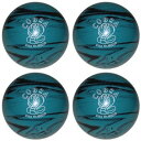 【中古】【輸入品 未使用】EPCO Duckpin Bowling ball- Cobra Proゴム ティール ブラック 4 Balls