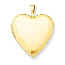 【中古】【輸入品・未使用】Pori Jewelers 14K ソリッドイエローゴールド ハートロケットペンダント - 写真、メッセージ、センチメンタルなどを入れ...