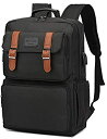 【中古】【輸入品・未使用】ノートパソコン用バックパック レディース メンズ ビンテージ バックパック ブックバッグ 盗難防止 ブックバッグ