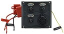 【中古】【輸入品 未使用】Shoreline Marine Gang Switch Panel with LED Indicator