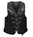 【中古】【輸入品・未使用】O'Neill Men's Superlite USCG ライフベスト (Black/Black/Smoke/White%カンマ% X...