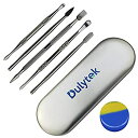 【中古】【輸入品・未使用】Dulytek ワックスカービング&収集ツールセット 6-Piece Tool Kit シルバー DRT6