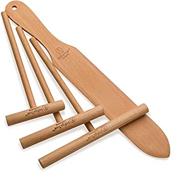 šۡ͢ʡ̤ѡIndigo True Company 4-Piece Natural Beechwood Crepe Sprea...