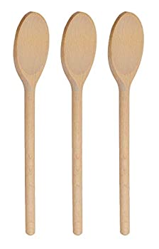 【中古】【輸入品・未使用】12-Inch Long Handle Wooden Cooking Mixing Oval Spoons%カンマ% Beechwood (Set of 3) by BICB