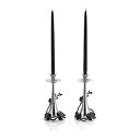 【中古】【輸入品・未使用】Michael Aram Black Orchid Candleholders