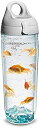 【中古】【輸入品・未使用】Tervis Goldfish Water Bottle with Lid%カンマ% 710ml%カンマ% Clear