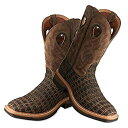 【中古】【輸入品・未使用】Twisted XメンズLiteカウボーイWorkboot、色ケイマン印刷/ Bomber ( mlca003?)(4)