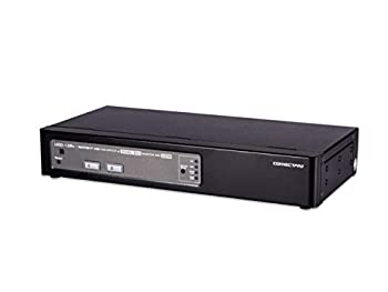 【中古】【輸入品・未使用】ConnectPRO Master-IT UDD-12A-PLUS-KIT-10 KVM/オーディオスイッチ 10フィートケーブル付き 2ポート デスクトップ ブラック