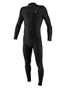 【中古】【輸入品・未使用】O'Neill Hyperfreak 3/2+ mm チェストジップ フルウェットスーツ ブラック/ブラック LG (5フィート10インチ~6フィート0インチ、170~190ポンド)
