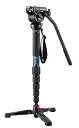 【中古】【輸入品・未使用】Leofoto MP-326C ビデオキット 6セクション CF モノポッド カーボンファイバー BV-10 ビデオヘッド VD-02...