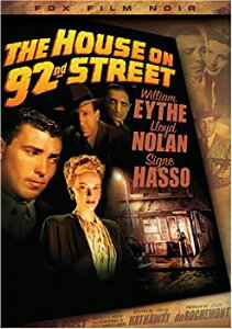 【中古】【輸入品・未使用】The House on 92nd Street (Fox Film Noir)