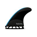 【中古】【輸入品・未使用】Future Finsジョン・ジョン・2?Techflex Thrusterフィン、ブラック/ネオンブルー、S