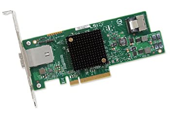 【中古】【輸入品・未使用】LSIロジック LSI00303 / PCIEx8(3.0) SATA/SAS6Gb/s 内部4/外部4ポートHBA LSI SAS 9207-4i4e SGL