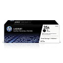 【中古】【輸入品・未使用】HP 35A | CB435D | トナーカートリッジ2個 | ブラック
