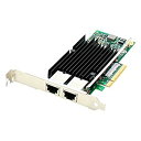 【中古】【輸入品 未使用】AddOn HP 700699-B21 Comparable Dual RJ-45 Port PCIe NIC - Network adapter - PCIe x8 - 10Gb Ethernet x 2 - for HPE Apollo 4520 Gen9 カンマ