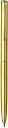 【中古】【輸入品・未使用】Sheaffer Agio Ballpoint Brushed Gold - Gold Trim ボールペン (並行輸入品)