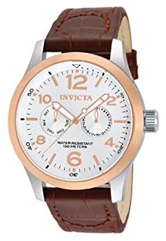 【中古】【輸入品・未使用】インヴィクタ Invicta Men's 13010 I-Force Stainless Steel Watch with Brown Leather Band [並行輸入品]