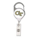 【中古】【輸入品・未使用】(Georgia Tech) - NCAA Retractable 2S Prem Badge Holders(4)