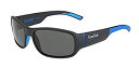 【中古】【輸入品・未使用】BOLLE HERON SUNGLASSES (MATT BLACK/BLUE FRAME POLARIZED TNS OLEO AR...