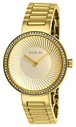 【中古】【輸入品・未使用】Invicta Women's 27001 Specialty Quartz 2 Hand Gold Dial Watch