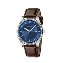 yÁzyAiEgpzWenger Yrv VeBENVbNV[Y AiOfBXvC XCXNI[c Blue Dial%J}% Brown Leather Strap