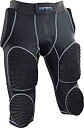 【中古】【輸入品・未使用】(Large%カンマ% Black) - Sports Unlimited Adult 7 Pad Integrated Football Girdle - Hard Thigh Pads