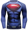 【中古】【輸入品・未使用】Red PlumeメンズFilm super-heroシリーズ圧縮スポーツシャツスキンRunningロングスリーブTee US サイズ...