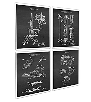 【中古】【輸入品・未使用】スキー装飾 ホーム用 フレームなし スキー特許プリント 特許 SKi_Chk4A