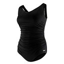 šۡ͢ʡ̤ѡSpeedo Women's Swimsuit One Piece Endurance+ Shirred Contourback Conservative Cut