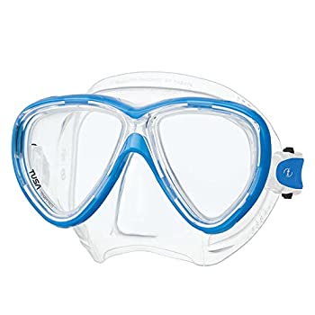 yÁzyAiEgpzTusa M-211 Freedom One Scuba Diving and Snorkeling Mask - Fishtail Blue