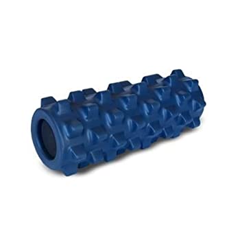 【中古】【輸入品 未使用】(30cm カンマ Blue) - RumbleRoller - Textured Muscle Foam Roller Manipulates Soft Tissue Like A Massage Therapist