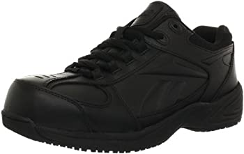 【中古】【輸入品・未使用】[リーボック] Mens Black Leather Street Sport Jogger Oxford Jorie Soft Toe