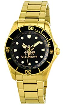 yÁzyAiEgpzAqua Force Navy Golden Watch with 47?mmubN