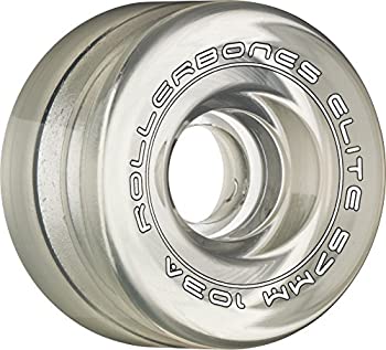 yÁzyAiEgpz(57mm%J}% Clear) - Rollerbones Art Elite 103A Competition Roller Skate Wheels (Set of 8)