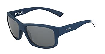 BOLLE HOLMAN SUNGLASSES (RUBBER NAVY SEAPORT FRAME POLARIZED TNS GUN OLEO AR LENS)