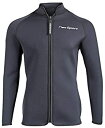 【中古】【輸入品・未使用】NeoSport 3 mm XSPANジャケット(ブラック、スモール) - ウォータースポーツ、ダイビング、シュノーケリング用のダイビングジャケット