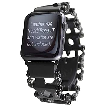 【中古】【輸入品・未使用】BestTechTool Leatherman端末対応 Tread アダプタウォッチリンクを見る リンゴの時計42ミリメートル トレッドLT 黒
