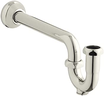 【中古】【輸入品・未使用】KOHLER K-9018-SN P-Trap 鮮やかな光沢ニッケル