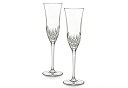 【中古】【輸入品・未使用】Waterford Crystal Lismore Essence Champagne Flute%カンマ% Set of 2 by Waterford
