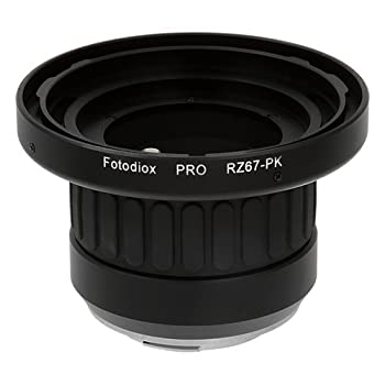 【中古】【輸入品 未使用】Fotodiox プロレンズマウントアダプター フォーカスバレル付き Mamiya RZ67レンズからPentax Kマウント(PK) デジタル一眼レフカメラ用