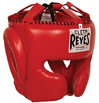 【中古】【輸入品・未使用】CLETO REYES ヘッドギア チークプロテクション付き - レッド L