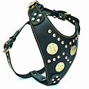 【中古】【輸入品・未使用】Bestia本革Maximusドッグハーネス。大きな犬だけ!杖コルソ、ロットワイラー、道後アルゼンチーノ、プレサ、マスチフ、ブルドッグ...