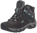 【中古】【輸入品・未使用】KEEN (キーン) レディース Steens Mid Wp ハイキングブーツ%カンマ% スチールグレー/オーシャンウェーブ%カンマ%...
