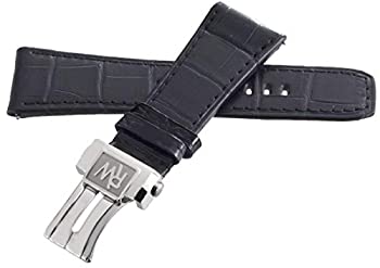 【中古】【輸入品・未使用】RaymondWeil Don Giovanni ブラックレザー腕時計バンドストラップ シルバーバックル付き 28mm x 22mm 【中古】【輸入品・未使用】RaymondWeil Don Giovanni ブラックレザー腕時計バンドストラップ シルバーバックル付き 28mm x 22mm