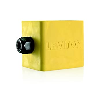 【中古】【輸入品・未使用】Levitonポータブルコンセントボックス、two-gang、標準奥行、ペンダント、スタイルケーブル直径0.590-inch、1.000-inch) 3200-2Y 1